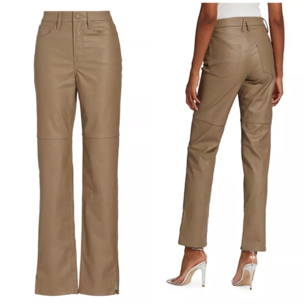 Good American Better Than Leather Good Boy‎ Pants Sz 10 Kardashian Vibe Kim K